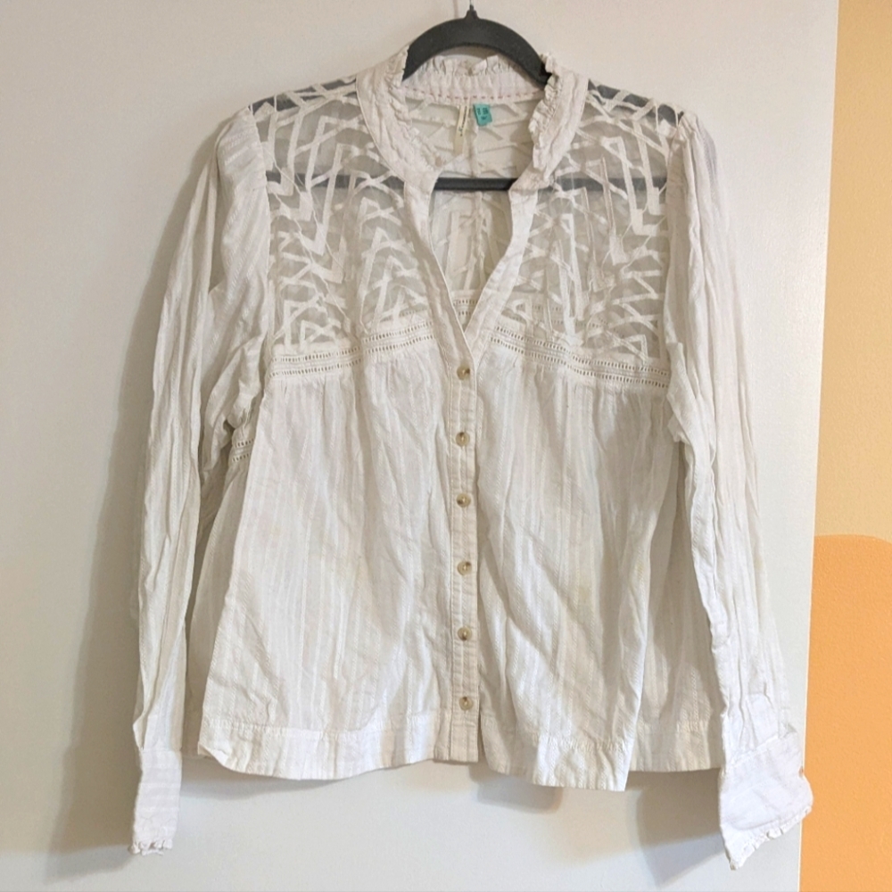 Anthropologie Summer Blouse